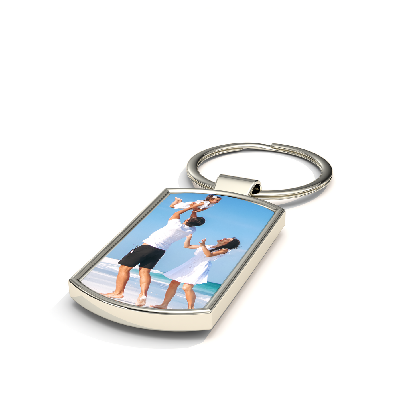 Custom Round Keyring – Personalised Photo and Text Keychain, Thoughtful Gift Idea