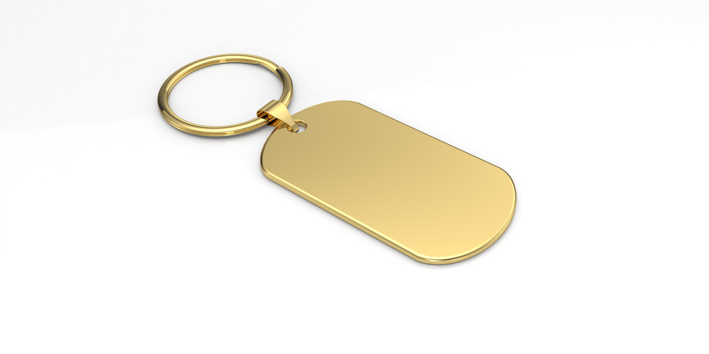 Engraved gold oval keychain with custom photo – Unique personalised accessory