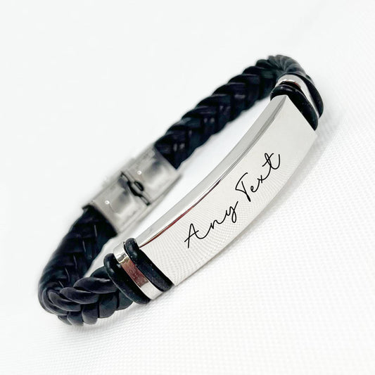 A Gift He’ll Treasure – Personalised Men’s Bracelet with Custom Engraving