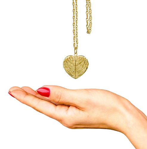 Love in Flight – Heart with Wings Necklace for Her