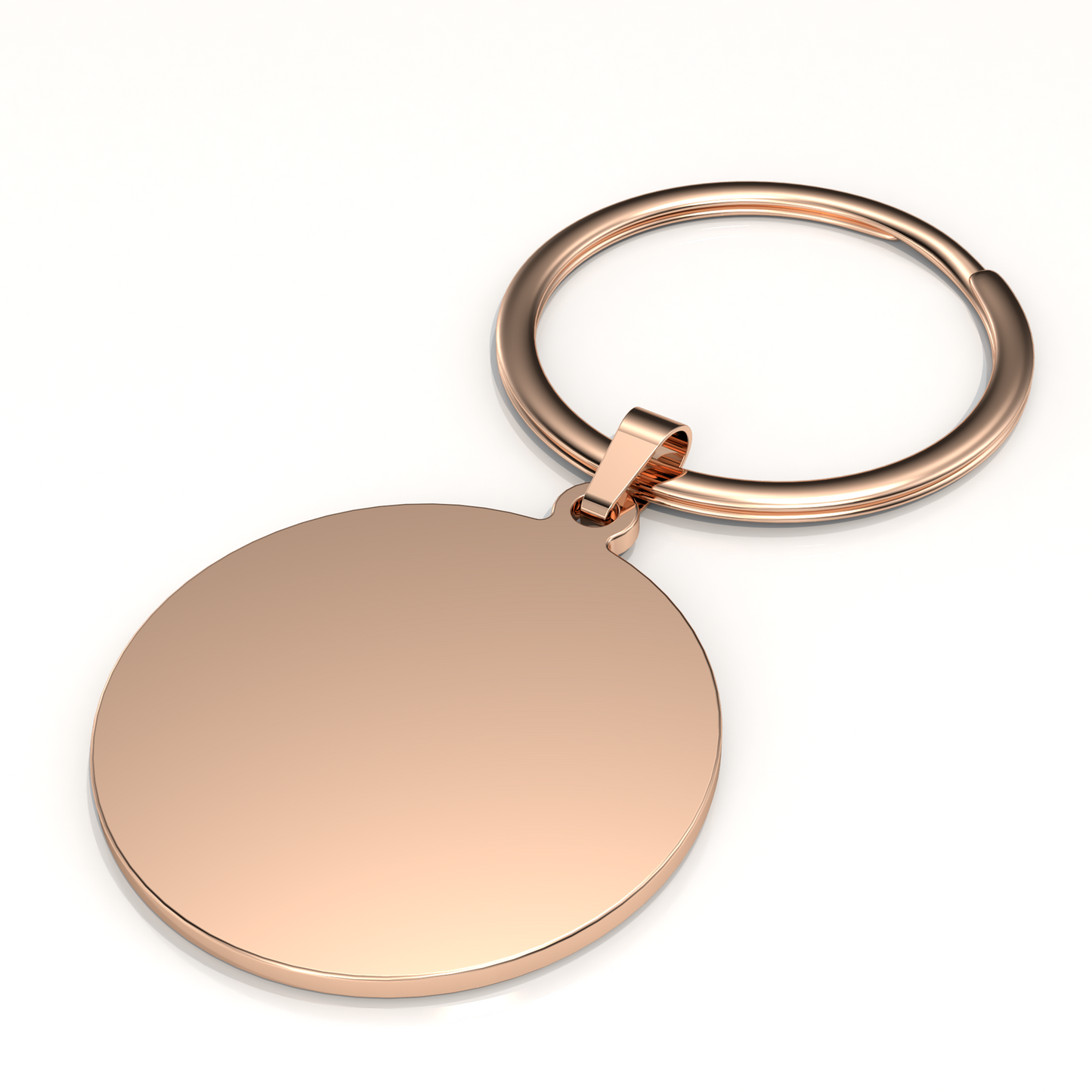 Rose gold keychain with custom engraving – A beautiful way to carry memories