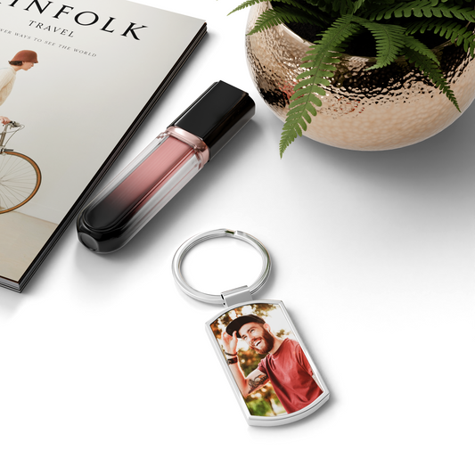 Custom Engraved Silver Keyring – A Meaningful Gift for Him