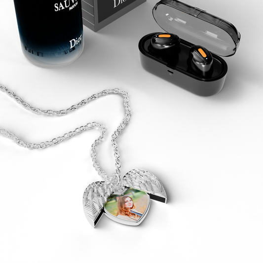 Love in Flight – Heart with Wings Necklace for Her